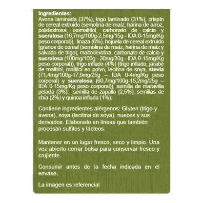 Muesli Sin Azúcar Multi Semilla 700g