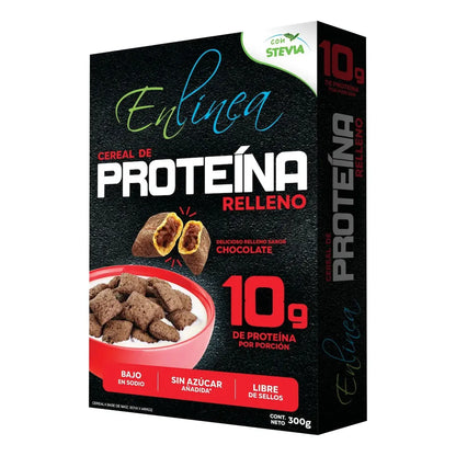 Cereal Sin Azúcar Proteína Relleno Sabor Chocolate 300g