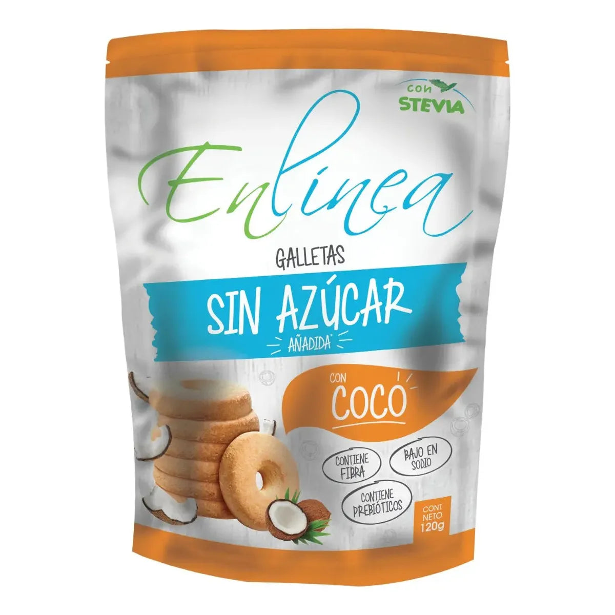 Galleta Sin Azucar sabor Coco 120g