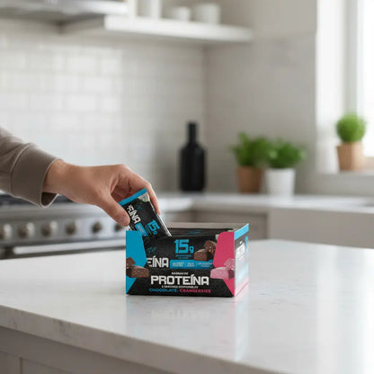 Barras de Proteína con Chocolate Sin Azúcar | Pack de 20