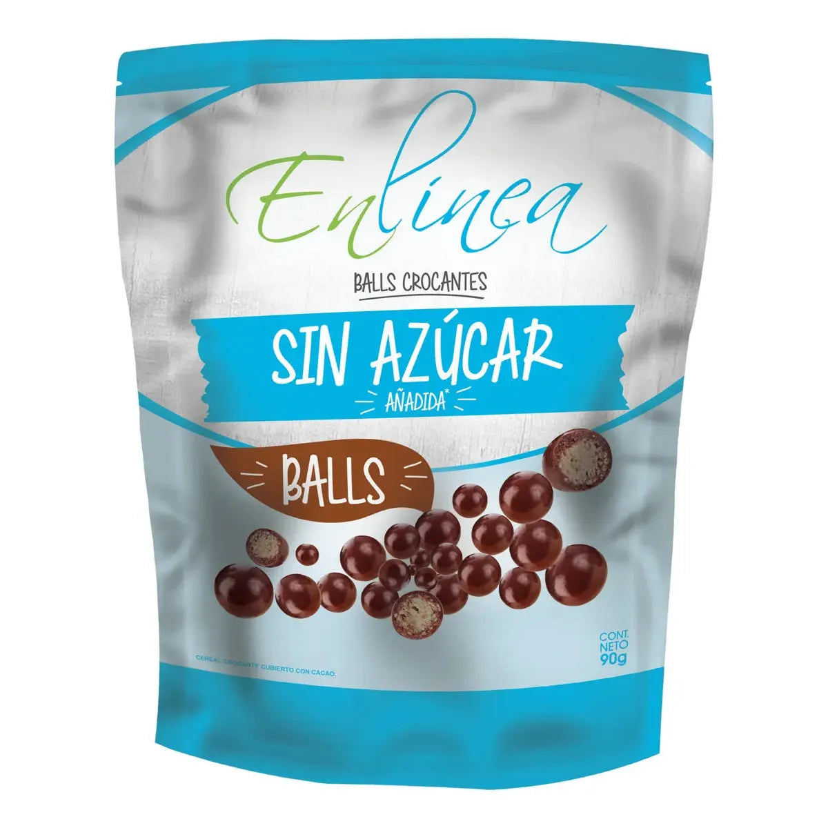 Balls Crocantes Sin Azúcar con Chocolate 60% Cacao