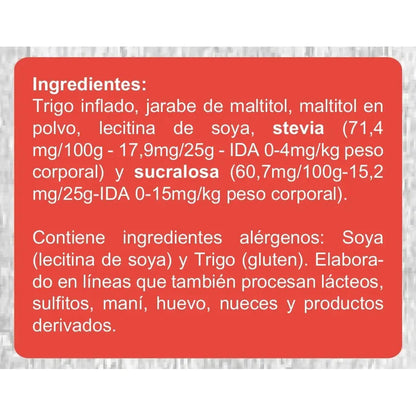 Cereal Sin Azúcar Inflado De Trigo 300g