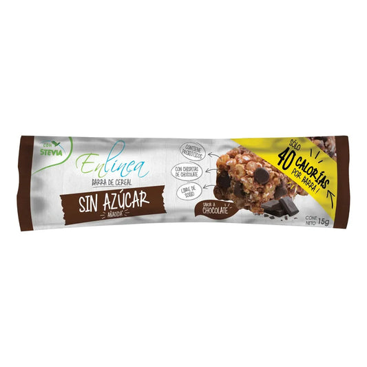 Barra Cereal Sin Azúcar Chocolate 6un De 15g