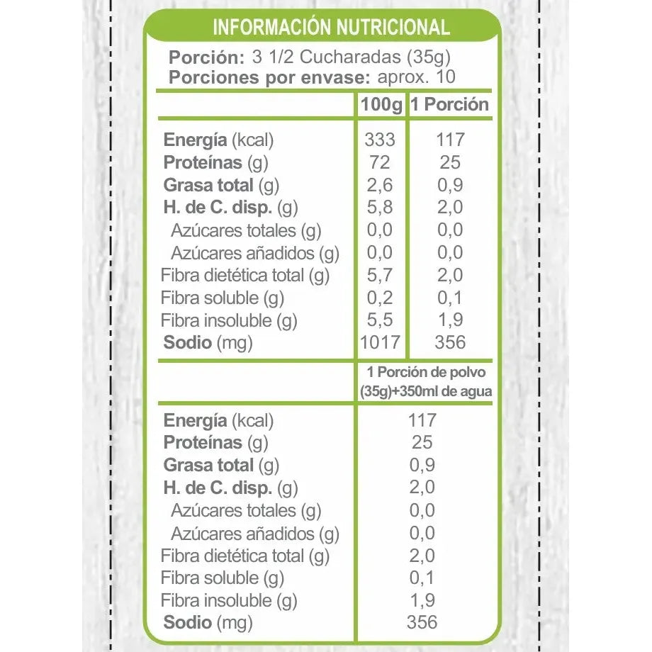 Batido Proteína Vegano, Sin Azúcar, 350g Sabor Chocolate