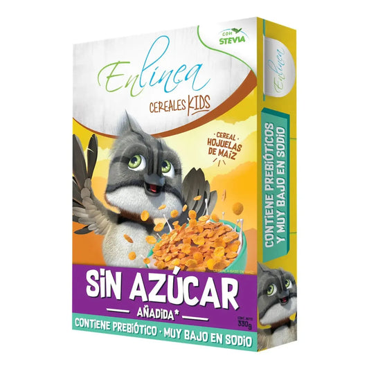 Cereal Sin Azúcar Kids Hojuela de Maíz 330g