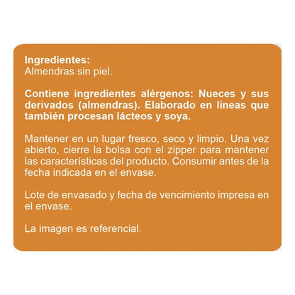 Harina De Almendras Sin Piel, 450g