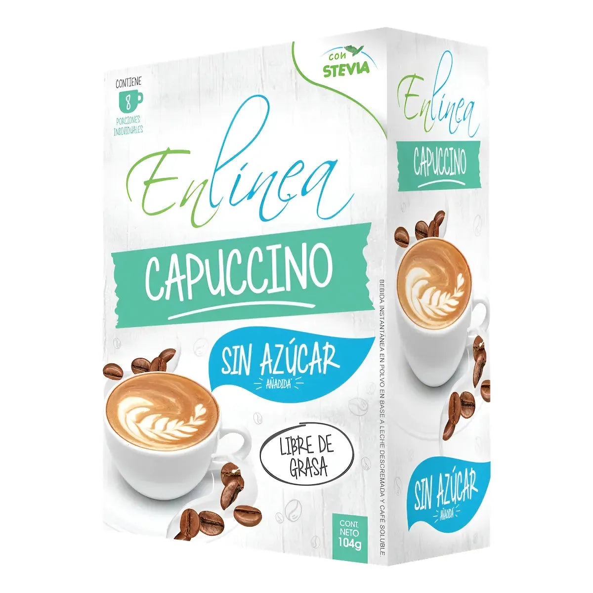 Café Sin Azúcar sabor Capuccino 104g