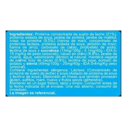Barras de Proteína con Chocolate Sin Azúcar | Pack de 20