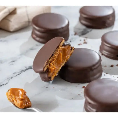 Alfajor de Manjar Sin Azúcar | 4 Unidades, 180gr