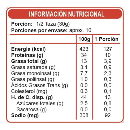 Cereal Sin Azúcar Proteína Relleno Sabor Chocolate 300g