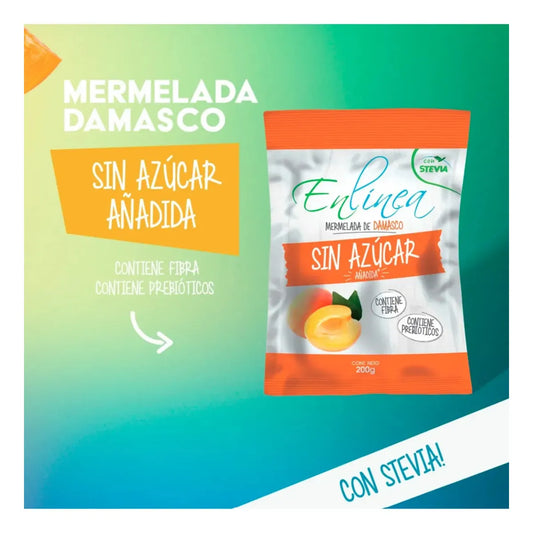 Mermelada de Damasco Sin Azúcar 200g