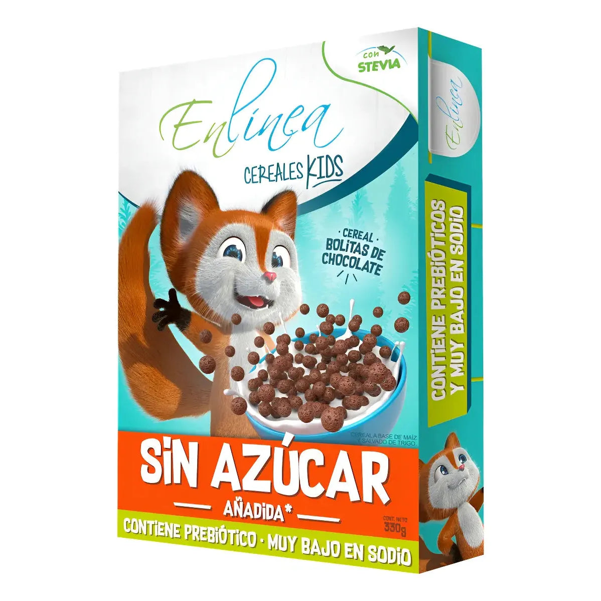 Cereal Sin Azúcar Kids Bolita Chocolate 330g