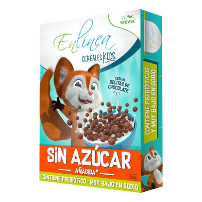 Cereal Sin Azúcar Kids Bolita Chocolate 330g
