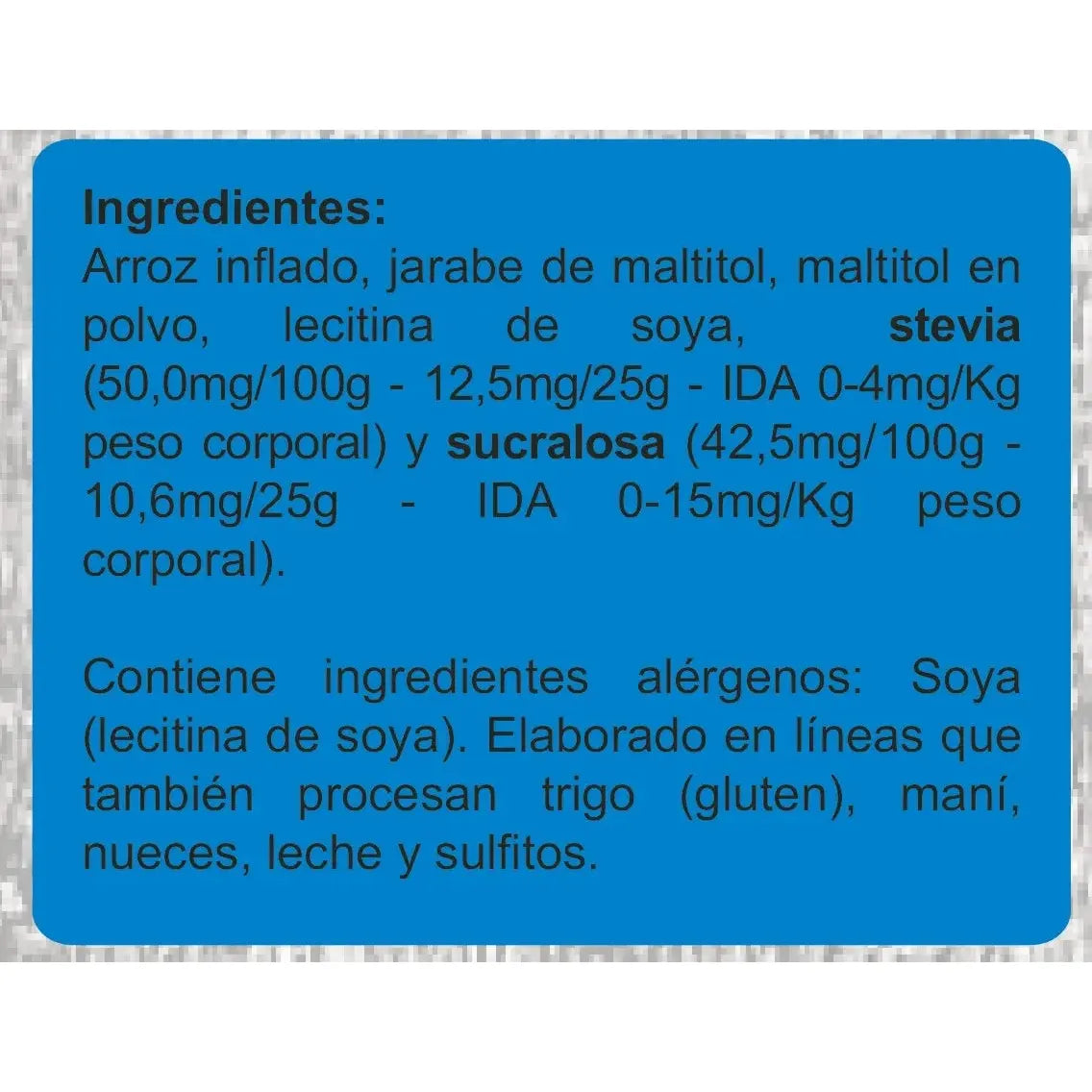 Cereal Sin Azúcar Inflado De Arroz 300g