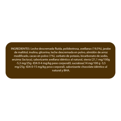 Crema De Avellanas Sin Azúcar Con Cacao 350g