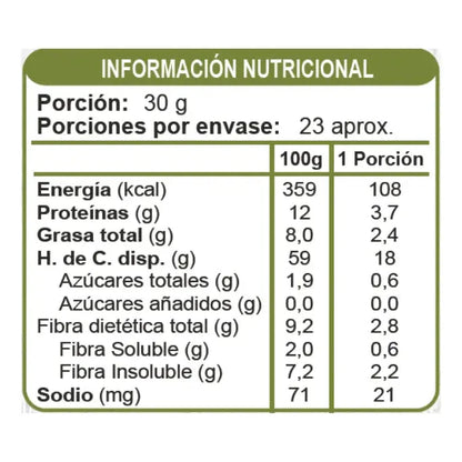 Muesli Sin Azúcar Multi Semilla 700g