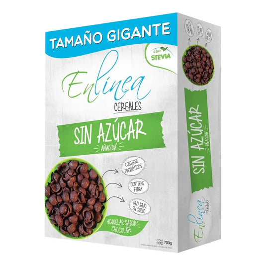 Cereal Sin Azúcar Hojuelas De Chocolate 700g