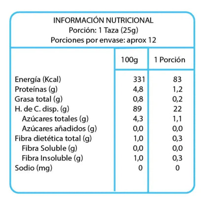 Cereal Sin Azúcar Inflado De Arroz 300g