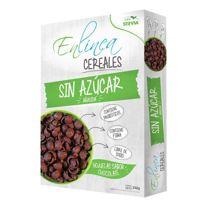 Cereal Sin Azúcar Hojuela de Chocolate 330g