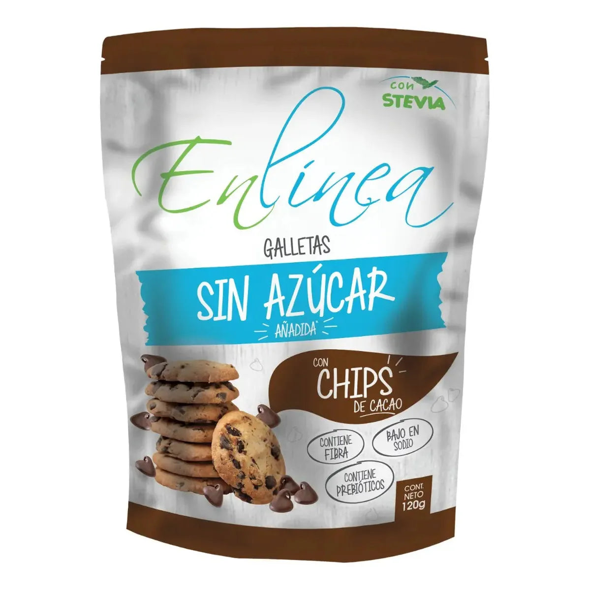 Galleta Sin Azúcar sabor Chocolate 120g