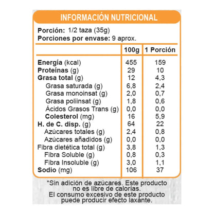 Cereal Sin Azúcar Granola Proteína Con Almendras Y Coco