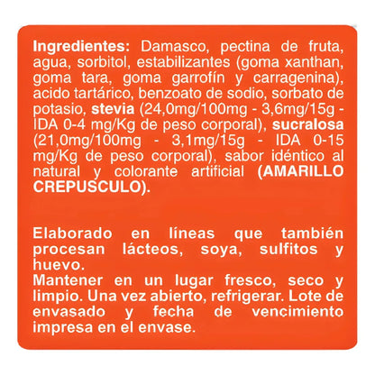 Mermelada de Damasco Sin Azúcar 200g