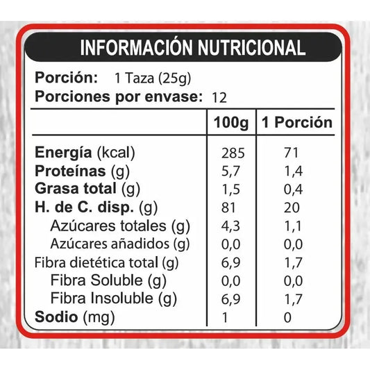 Cereal Sin Azúcar Inflado De Trigo 300g