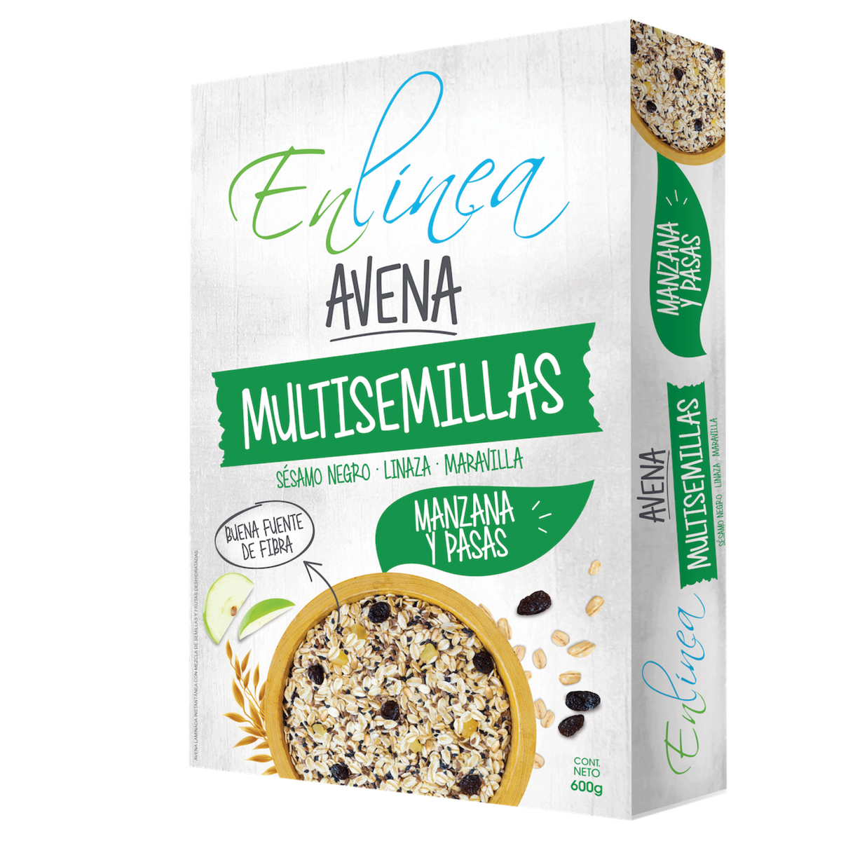 Avena Sin Azúcar Multisemillas 600g
