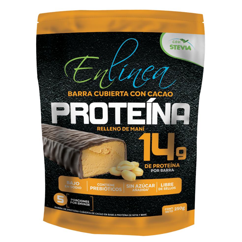 Barras De Proteína Chocolate Maní Sin Azúcar | Pack de 5
