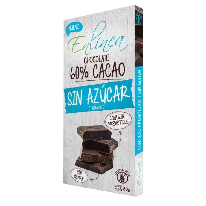 Chocolate Sin Azúcar 60% Cacao