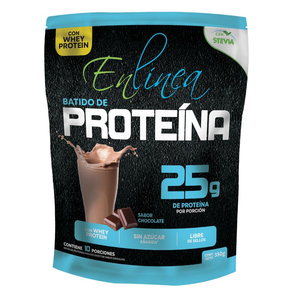 Batido Proteína Chocolate, Sin Azúcar, 350g Sabor Chocolate