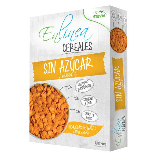Cereal Sin Azúcar Hojuela de Maiz 330g