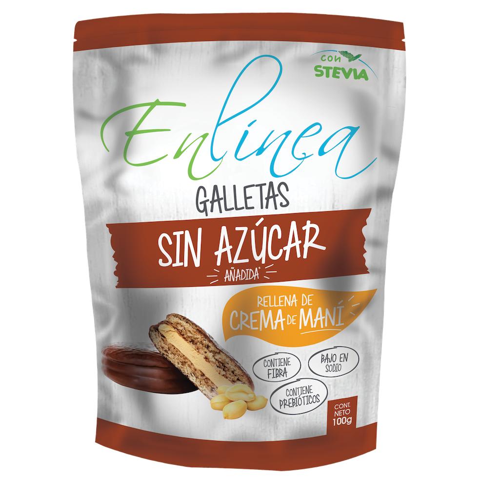 Galletas Sin Azúcar de Crema de maní 100g